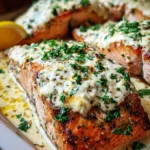 Baked Boursin Salmon