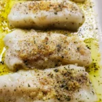 Baked Fresh Cod with Ritz Cracker Gremolata Crumbs