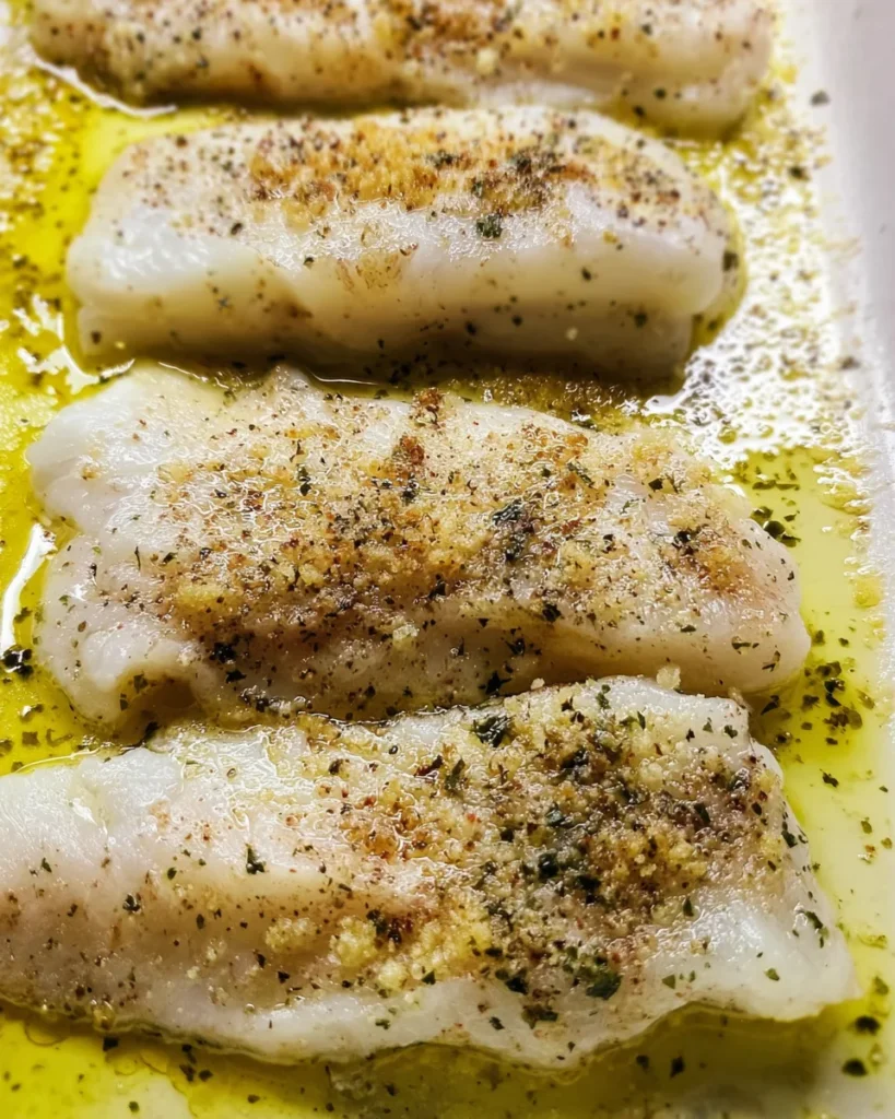 Baked Fresh Cod with Ritz Cracker Gremolata Crumbs