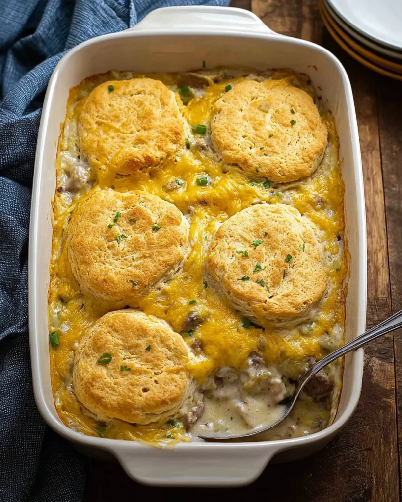 Biscuits and Gravy Casserole