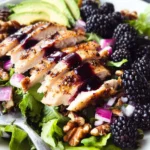 Blackberry Balsamic Chicken Salad