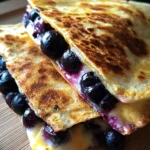 Blueberry Breakfast Quesadilla