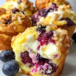 Blueberry Cream Cheese Muffins recipe
