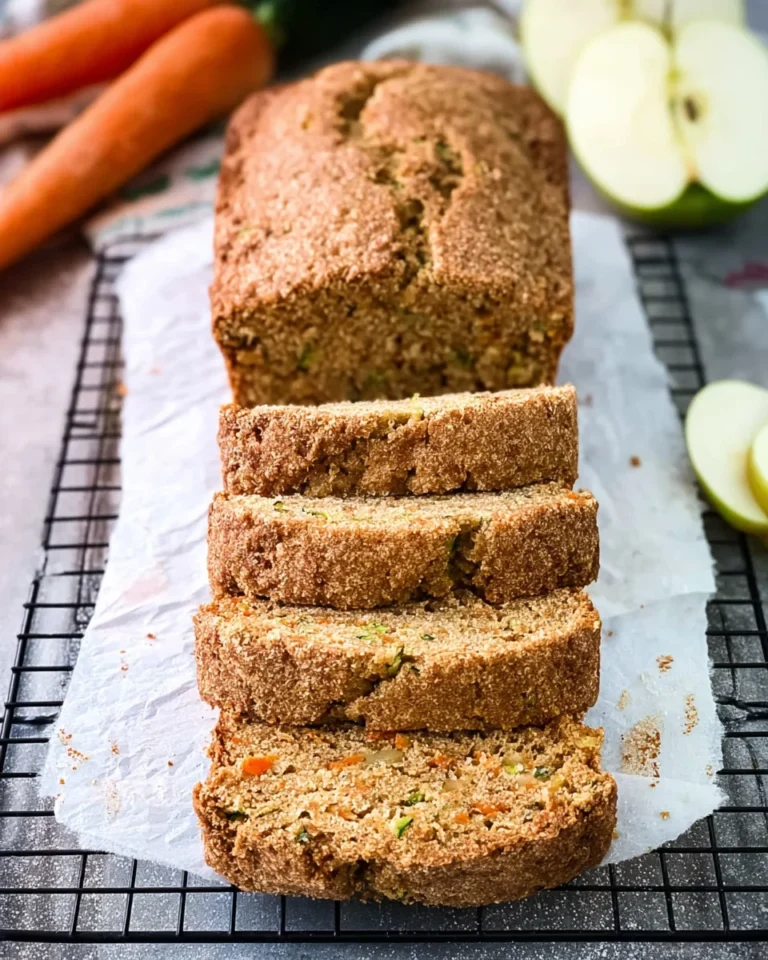 Carrot Apple Zucchini Bread