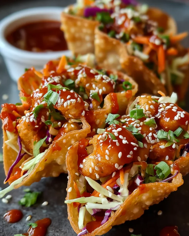 Chicken Wonton Tacos