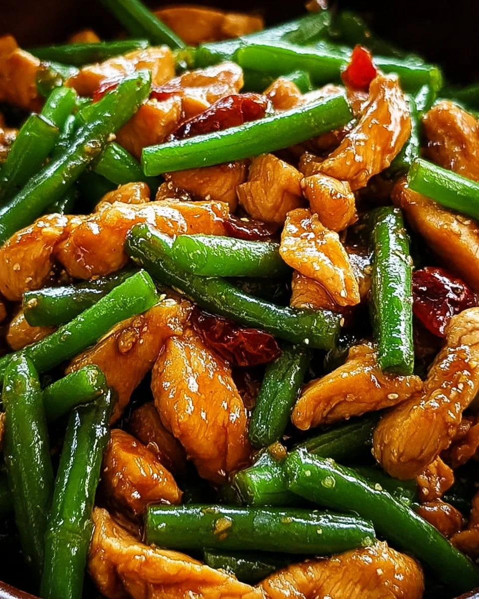 Chicken and Green Bean Stir-Fry