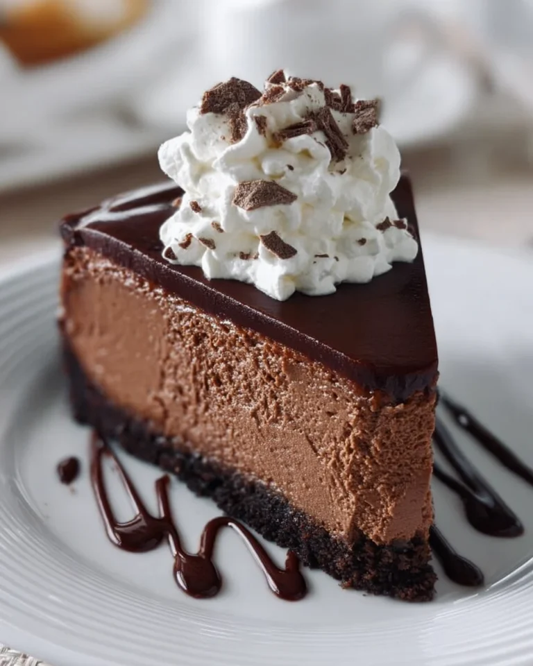 Chocolate Fudge Truffle Cheesecake