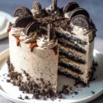 Cookies and Cream Cake with Coffee Oreo Buttercream