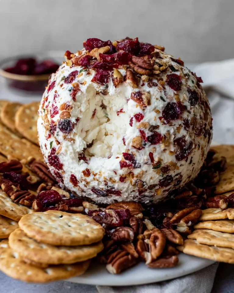 Cranberry Pecan Cheese Ball Recipe