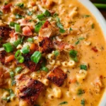 Creamy Cajun Chicken Pasta Soup