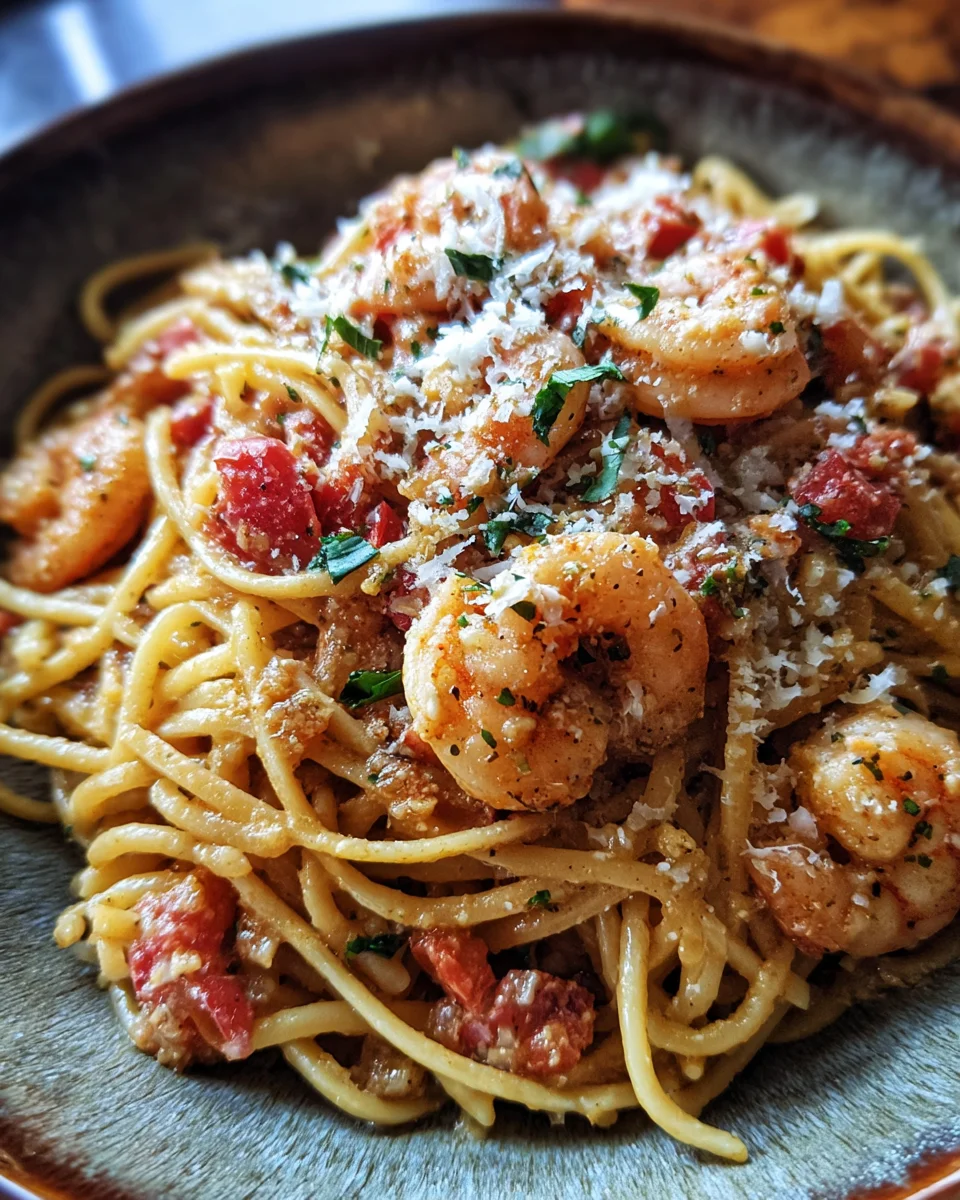 Creamy Cajun Shrimp pasta
