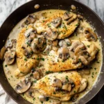 Creamy White Wine Mushroom Chicken
