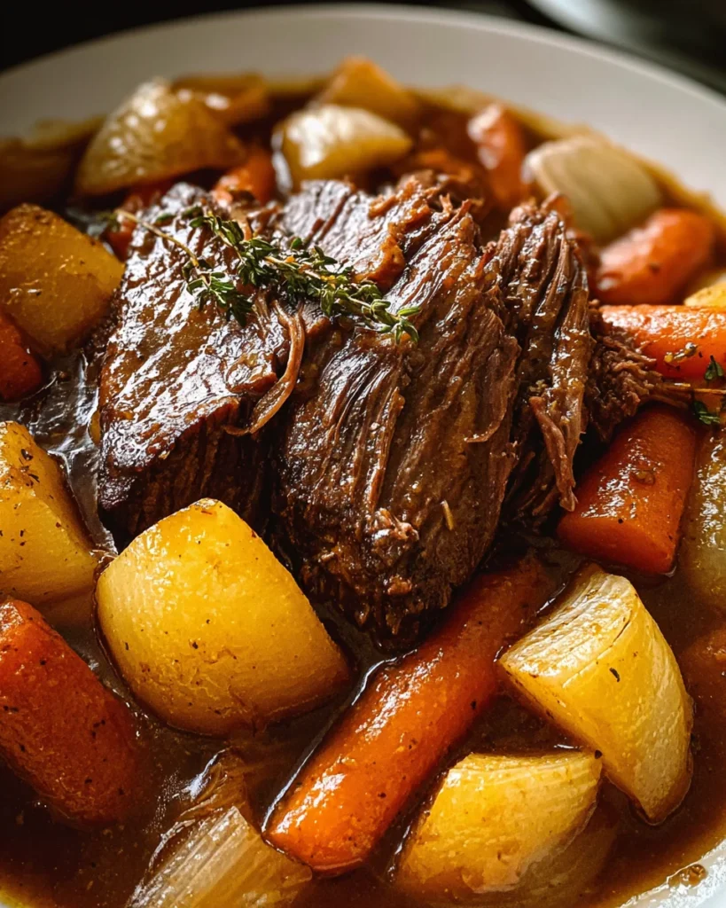 Crockpot Pot Roast with Gravy