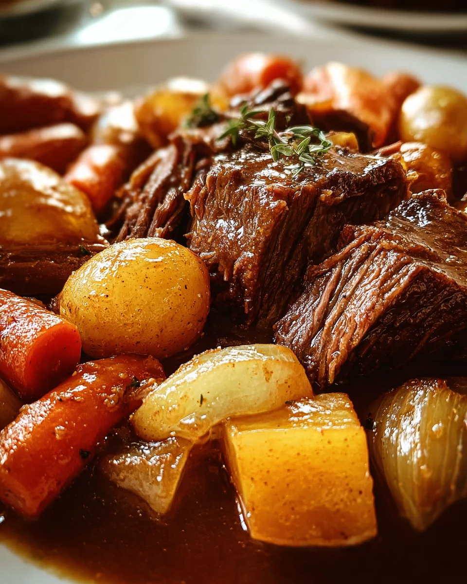Crockpot Pot Roast with Gravy 19 Crockpot