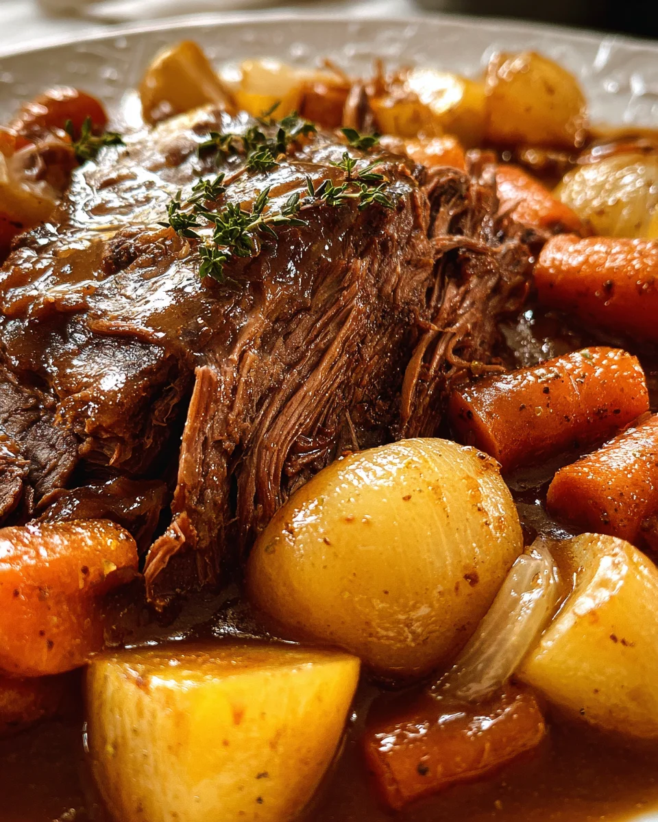 Crockpot Pot Roast with Gravy 20 Crockpot