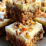 Decadent Carrot Cake Bars with Cream Cheese Frosting