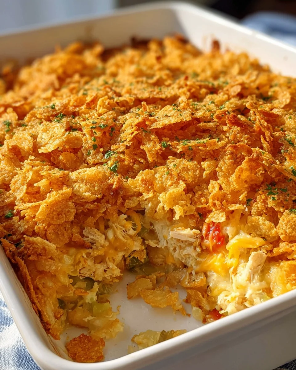 Easy Chicken Hashbrown Casserole Recipe