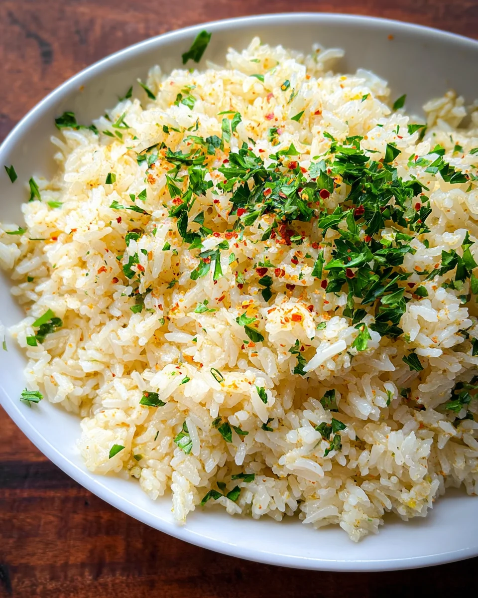 Garlic Butter Rice 18 Garlic