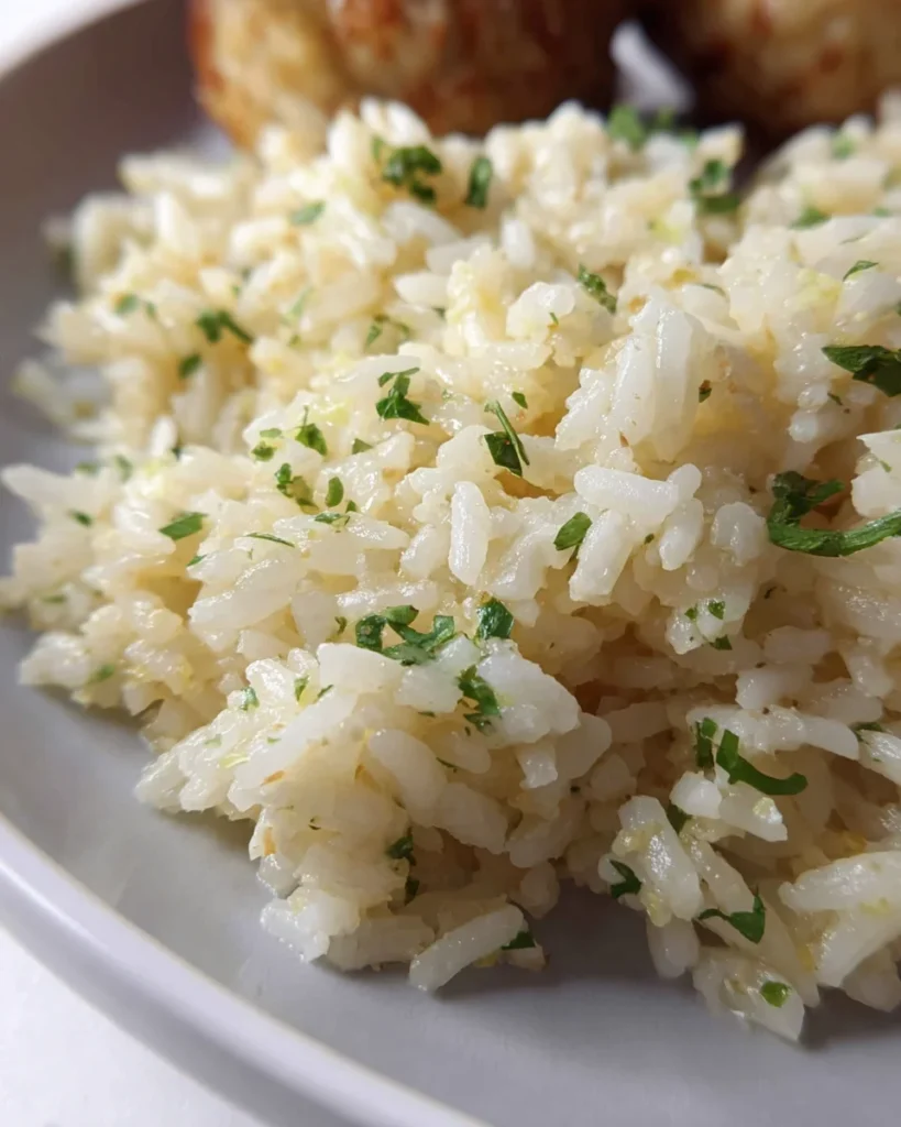 Garlic Parmesan Rice