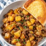 Ground Beef and Potatoes Skillet