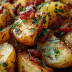 Honey Bacon Roasted Potatoes