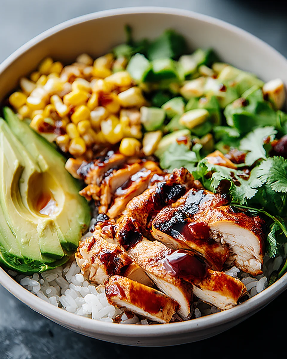 Honey Chipotle Chicken Rice Bowls 34 Honey