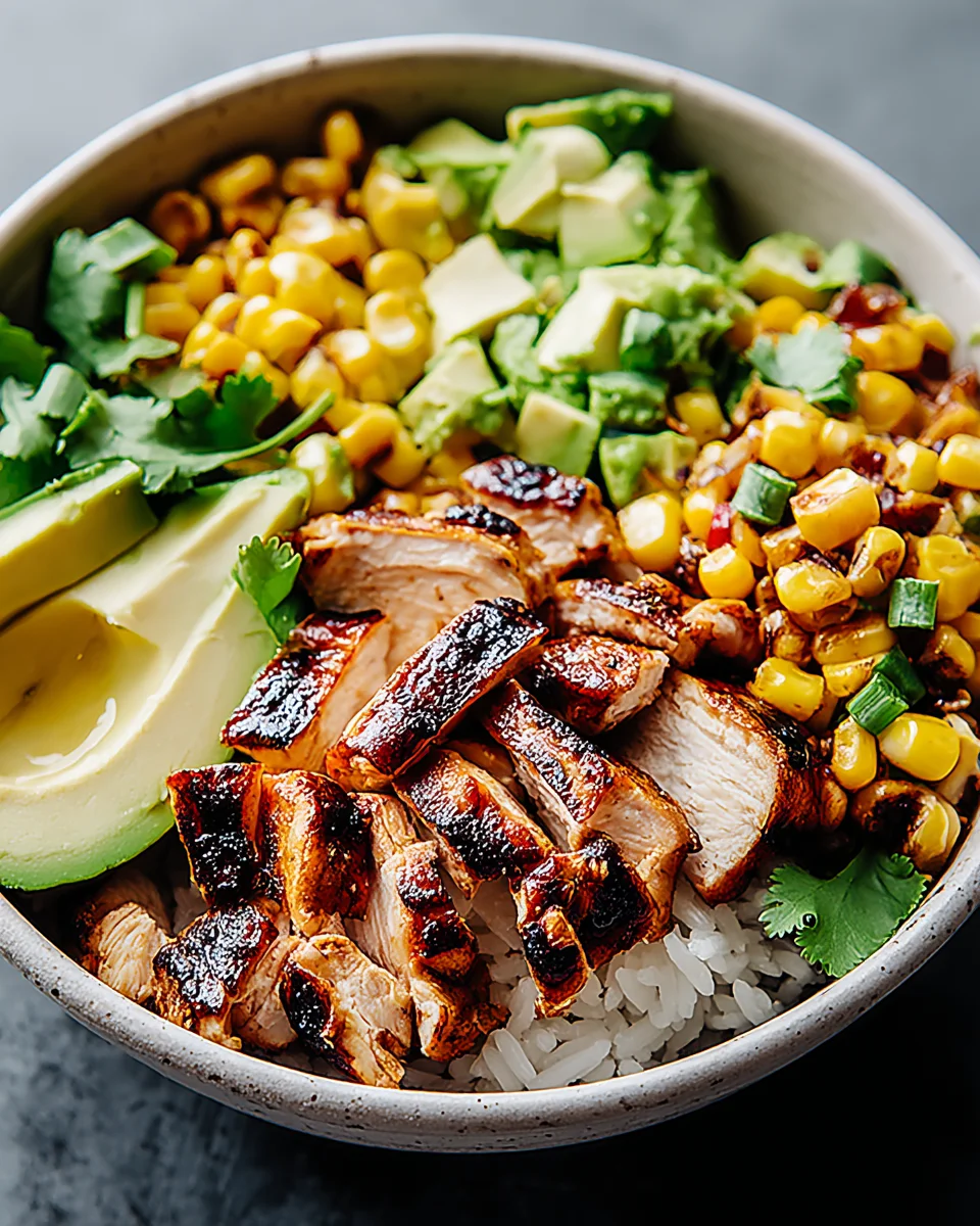 Honey Chipotle Chicken Rice Bowls 35 Honey
