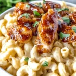 Honey Pepper Chicken Mac and Cheese