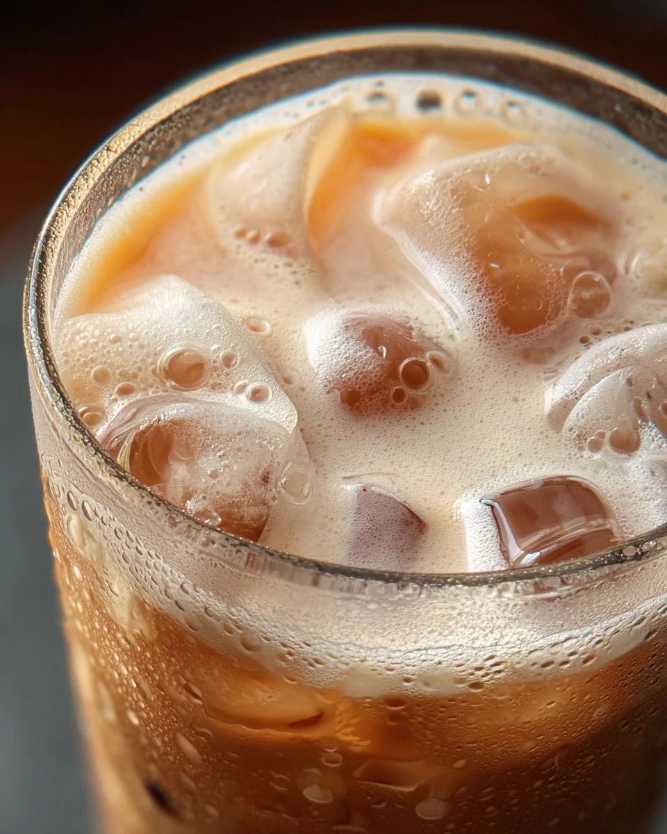 Iced English Tea Latte