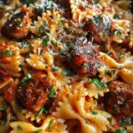 Italian Sausage With Bow Tie Pasta