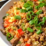 Keto Dirty Cauliflower Rice