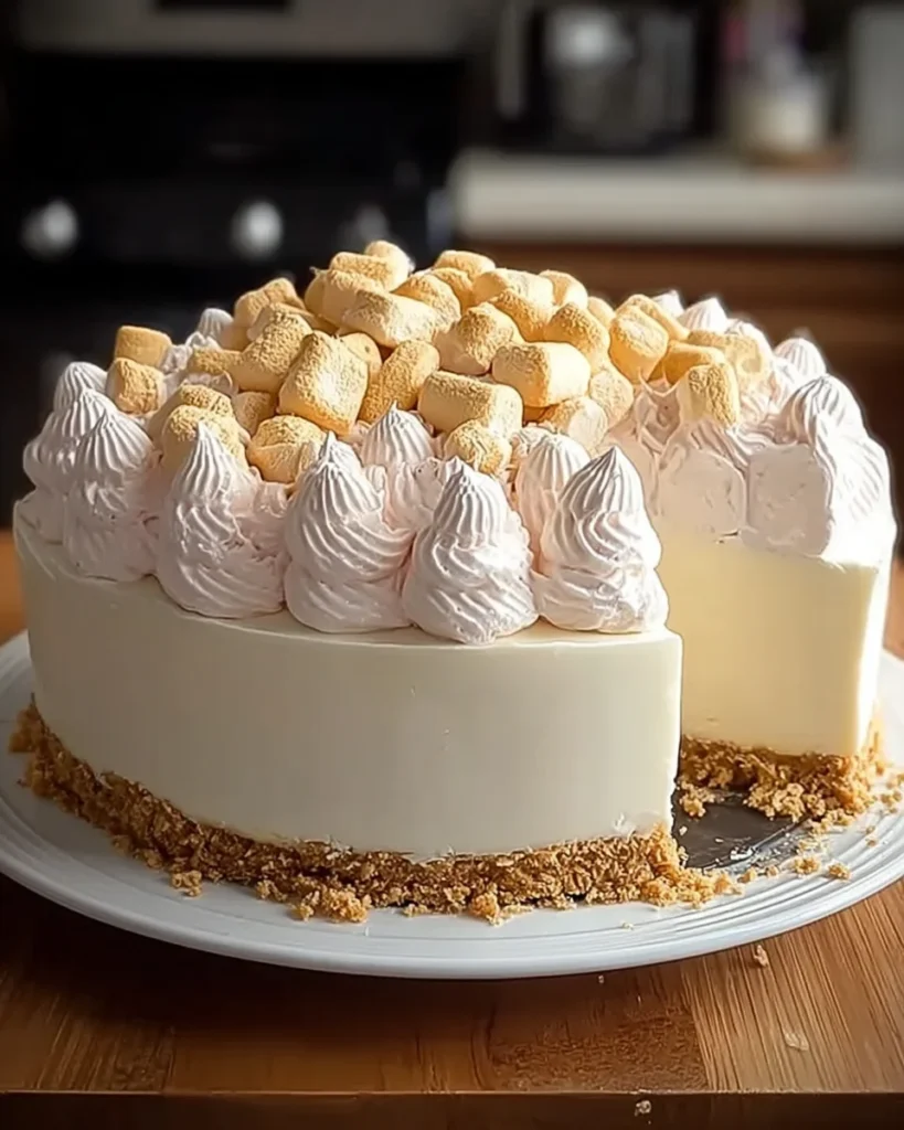 Marshmallow Whip Cheesecake