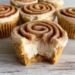Mini Cinnamon Roll Cheesecakes