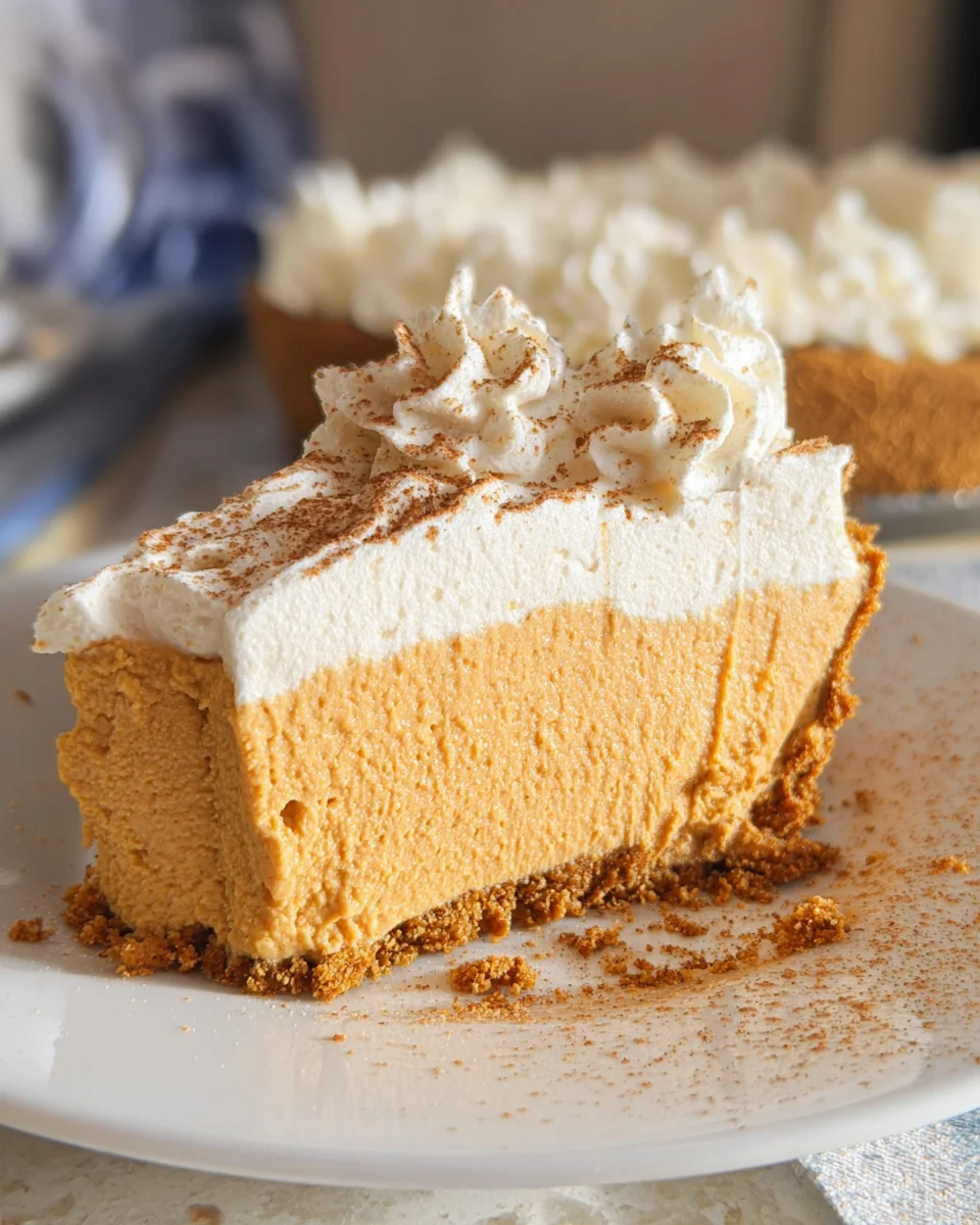 No Bake Marshmallow Pumpkin Pie 18 No