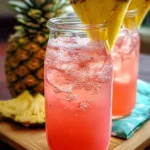 Pineapple Pink Lemonade Party Drink