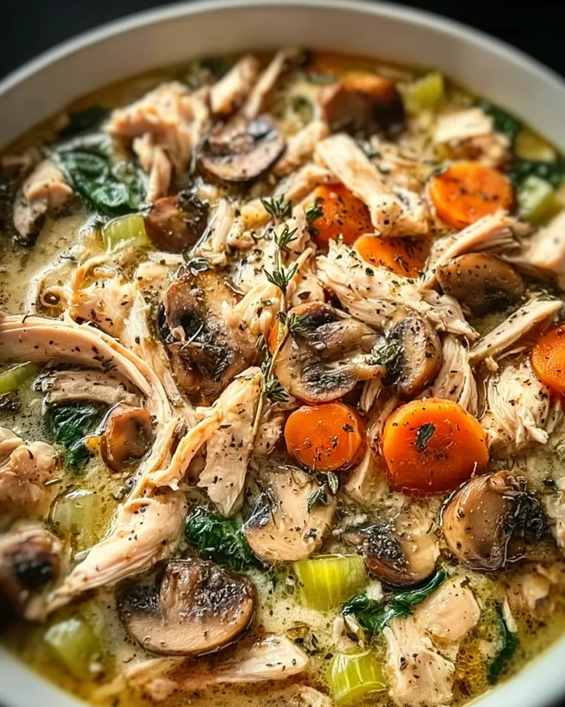 Rotisserie Chicken Mushroom Soup