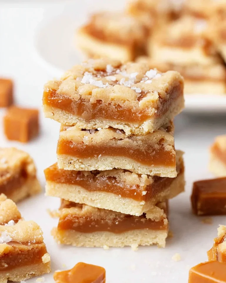 Salted Caramel Butter Bars