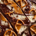 Sea Salt Caramel Pretzel Bark