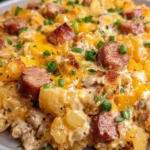 Slow Cooker Sausage and Potato Casserole