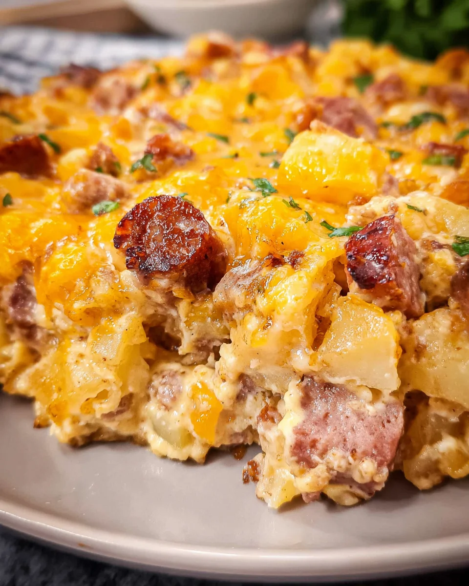 Slow Cooker Sausage and Potato Casserole 19 Slow