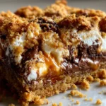 S'mores cookie bars