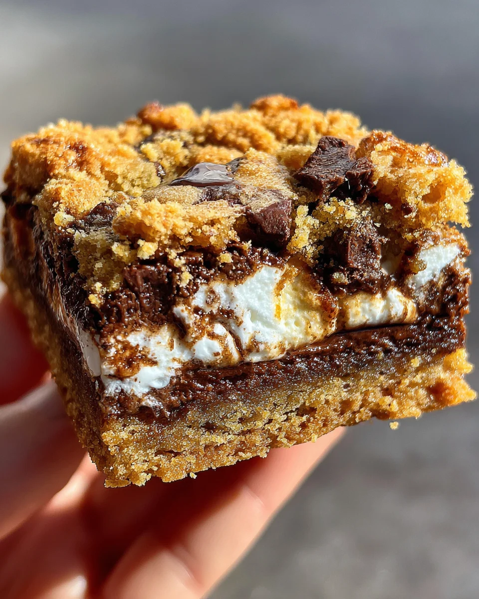 Smores cookie bars 2