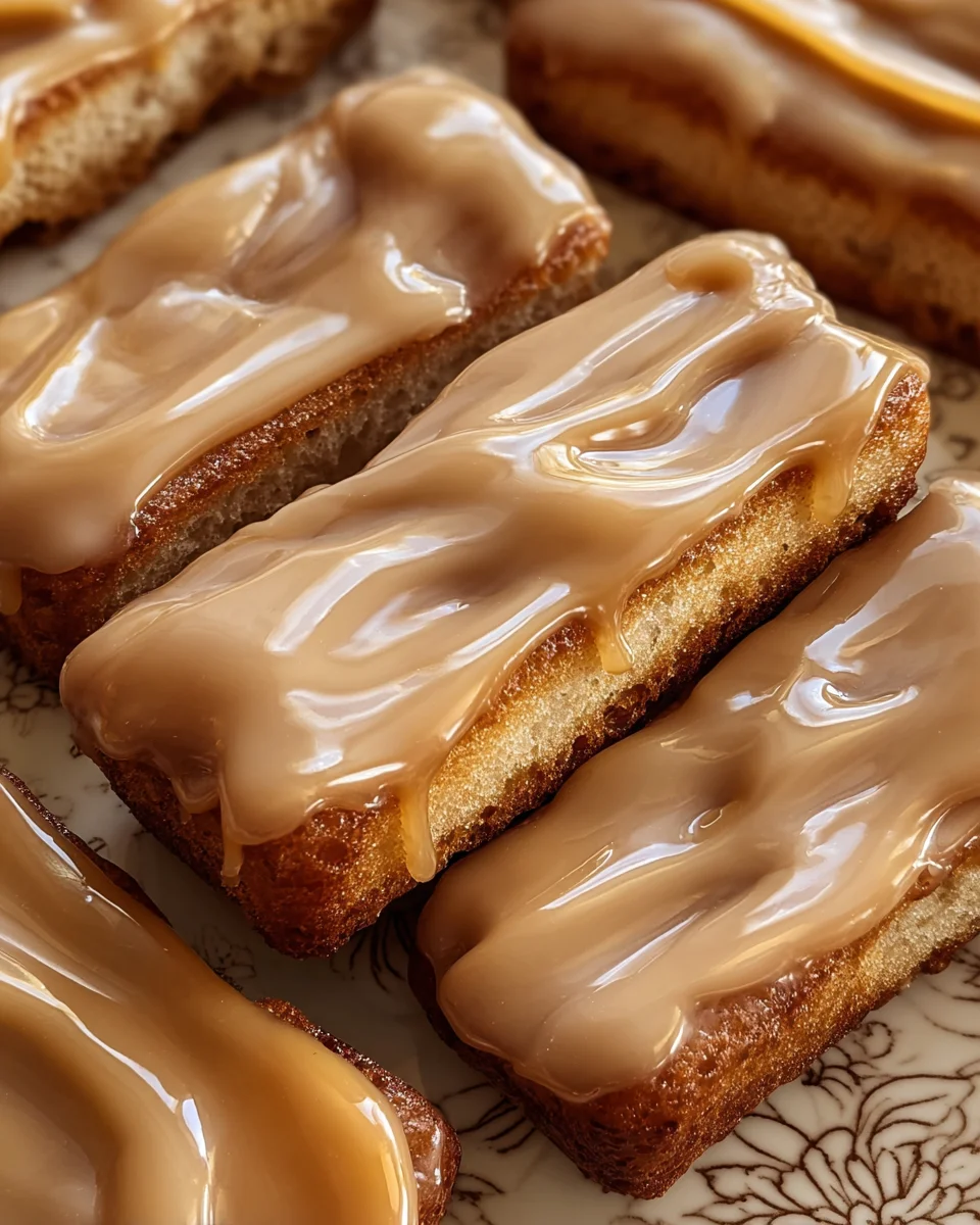 Soft Baked Maple Donut Bars