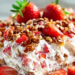 Strawberry Pecan Pretzel Salad