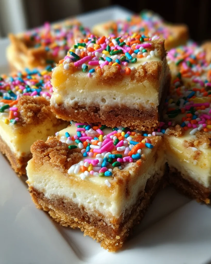 Sugar Cookie Cheesecake Bars