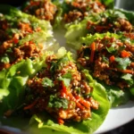 Thai Chicken Lettuce Wraps