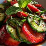 This Cucumber Strawberry Salad