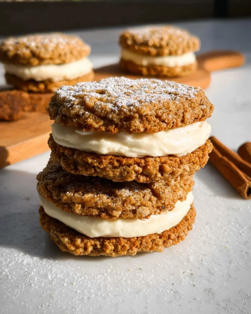 Vegan Oatmeal Cream Pies