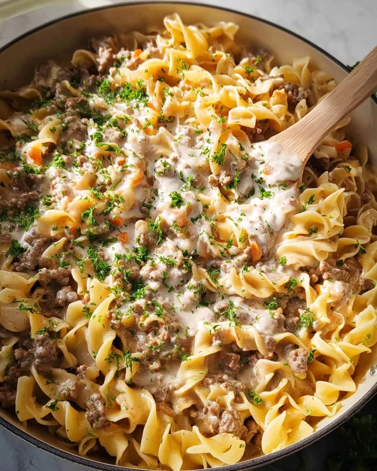 30-Minute Ground Beef Stroganoff