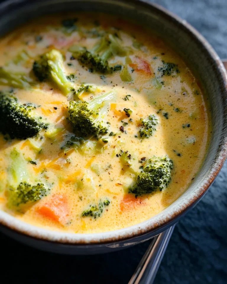 30 Minute Broccoli Cheddar Soup